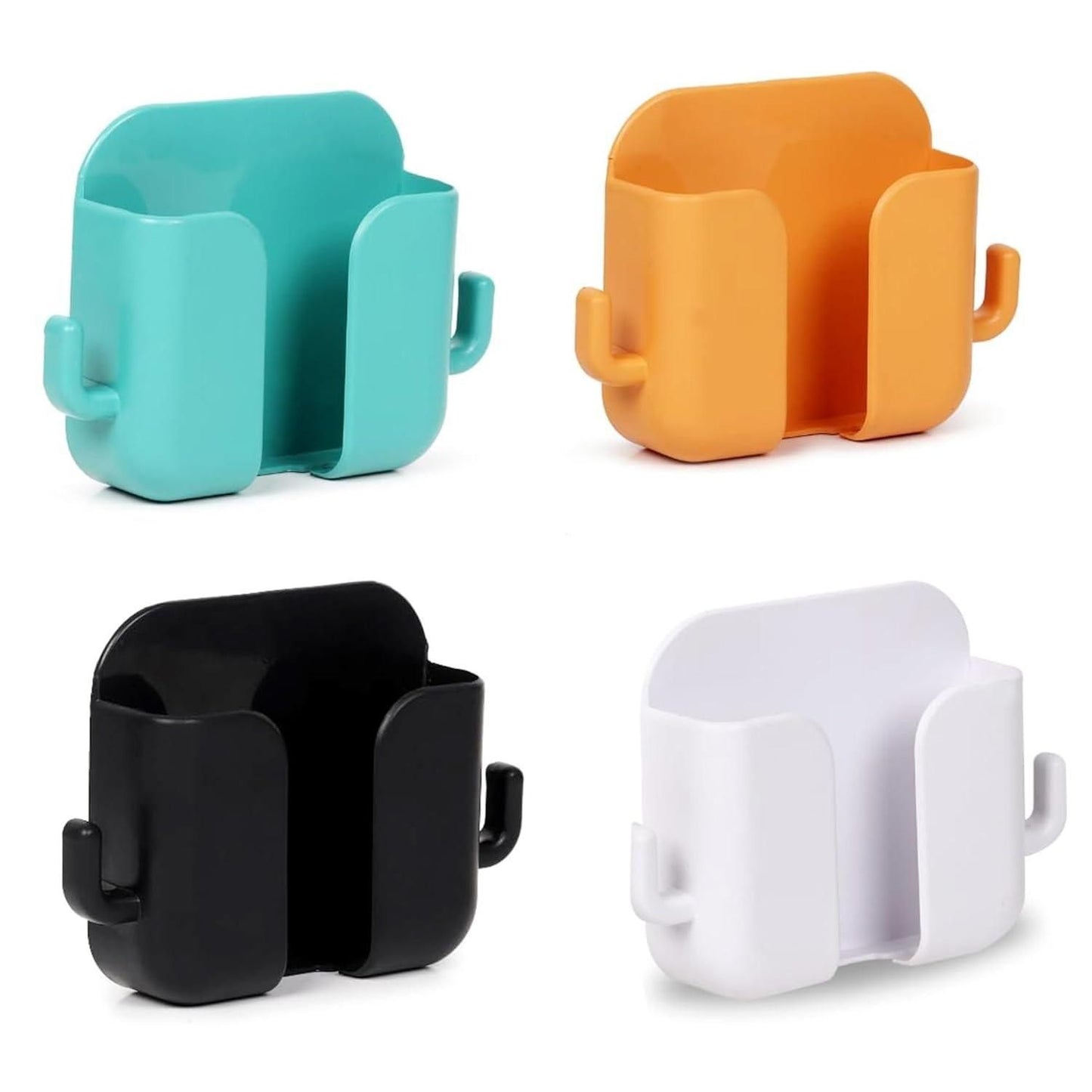 Wall Mounted Mobile Holder With Adhesive Strips (Pack of 4)