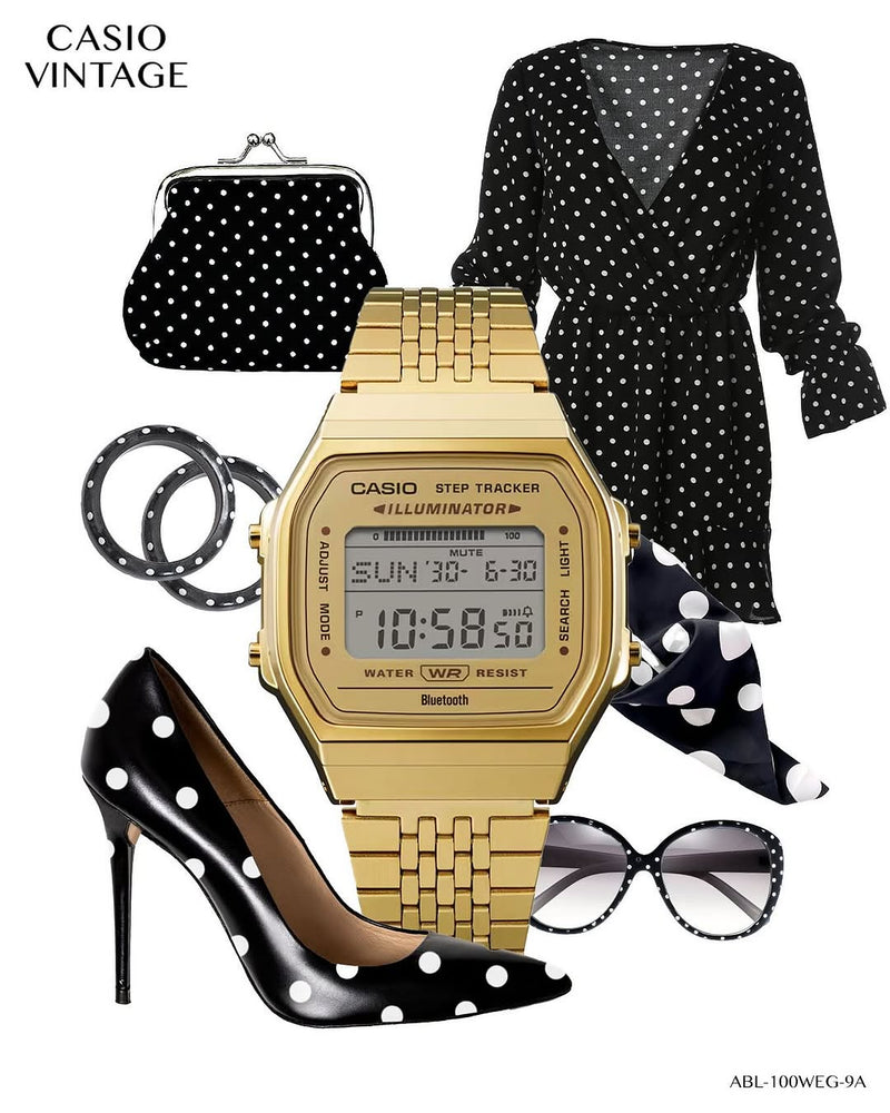 Casio Vintage Digital Gold Unisex Watch